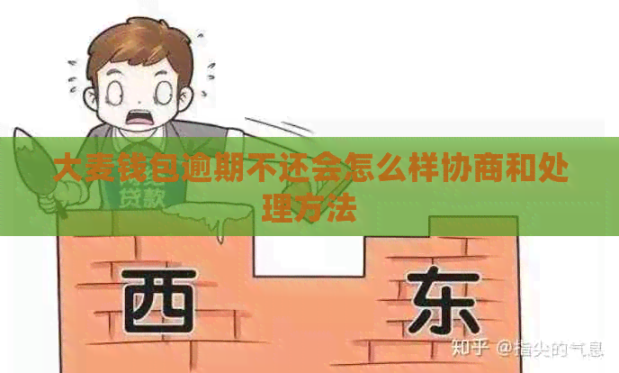大麦钱包逾期不还会怎么样协商和处理方法
