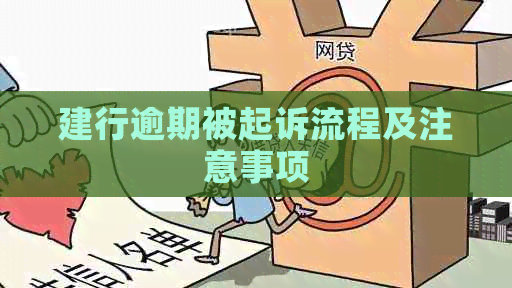 建行逾期被起诉流程及注意事项