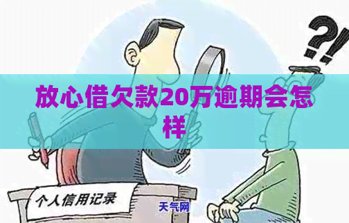 放心借欠款20万逾期会怎样