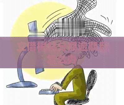 立借树林分期逾期后怎么办
