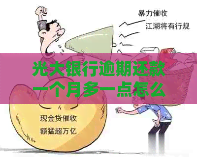 光大银行逾期还款一个月多一点怎么办