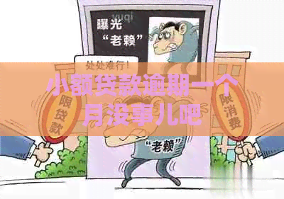 小额贷款逾期一个月没事儿吧