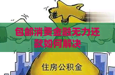包邮消费金融无力还款如何解决