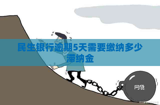 民生银行逾期5天需要缴纳多少滞纳金