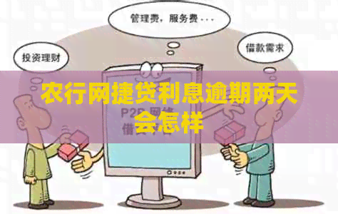 农行网捷贷利息逾期两天会怎样