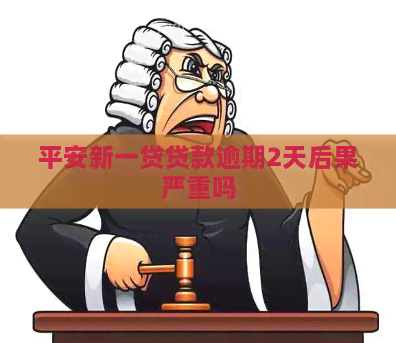 平安新一贷贷款逾期2天后果严重吗