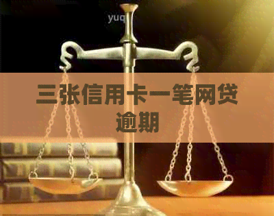三张信用卡一笔网贷逾期