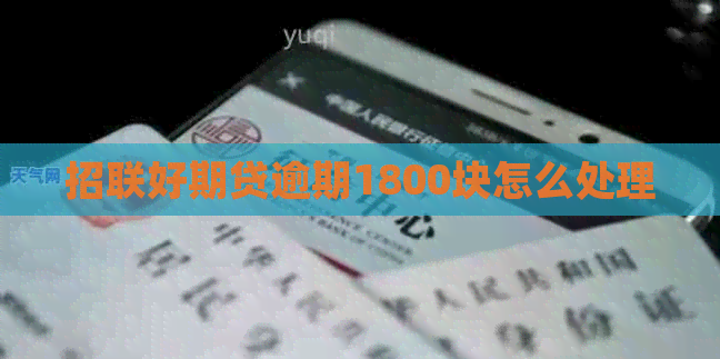 招联好期贷逾期1800块怎么处理