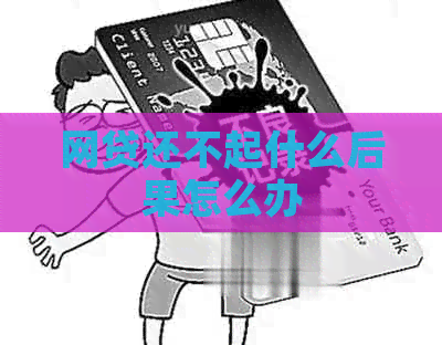 网贷还不起什么后果怎么办