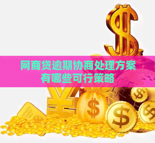 白条贷逾期协商处理方案有哪些可行策略