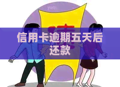 信用卡逾期五天后还款