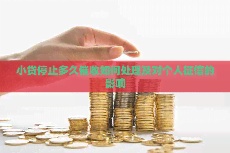 小贷停止多久如何处理及对个人的影响