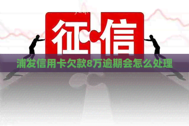浦发信用卡欠款8万逾期会怎么处理