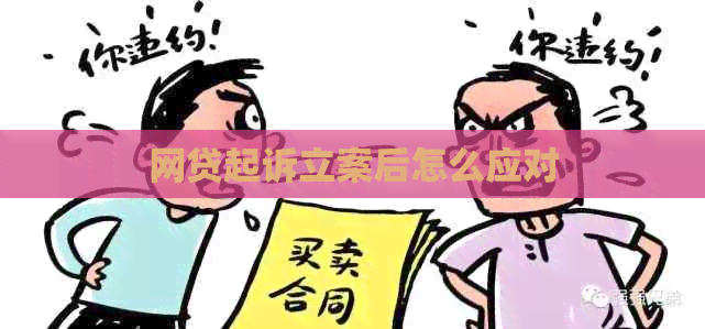 网贷起诉立案后怎么应对