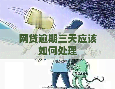 网贷逾期三天应该如何处理