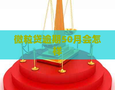 微粒贷逾期50月会怎样