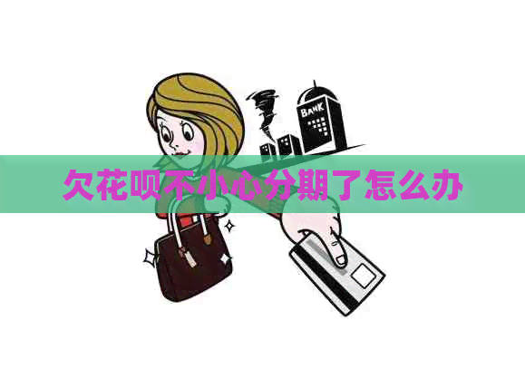 欠白条不小心分期了怎么办