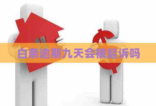 白条逾期九天会被起诉吗