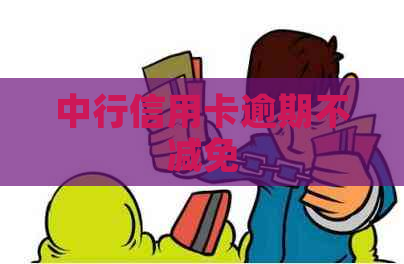 中行信用卡逾期不减免