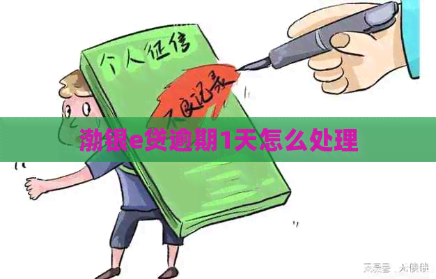 渤银e贷逾期1天怎么处理