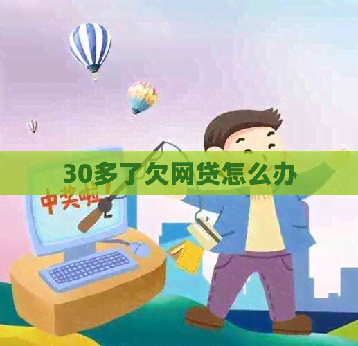 30多了欠网贷怎么办