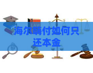 海尔嗨付如何只还本金