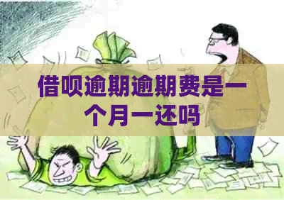 信用卡逾期逾期费是一个月一还吗