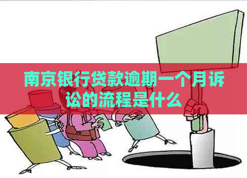 南京银行贷款逾期一个月诉讼的流程是什么