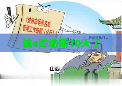 诚e赊逾期10天了