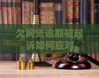 欠网贷逾期被起诉如何应对