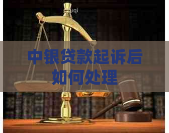 中银贷款起诉后如何处理