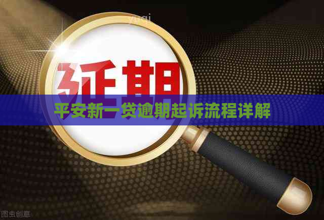 平安新一贷逾期起诉流程详解