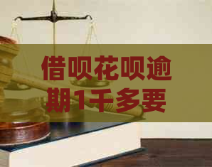 信用卡白条逾期1千多要紧吗如何处理