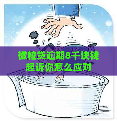 微粒贷逾期8千块钱起诉你怎么应对