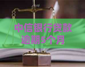 中信银行贷款逾期5个月