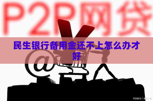 民生银行备用金还不上怎么办才好