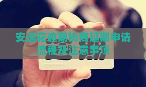 安逸花逾期协商延期申请流程及注意事项