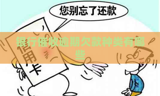 银行逾期欠款种类有哪些