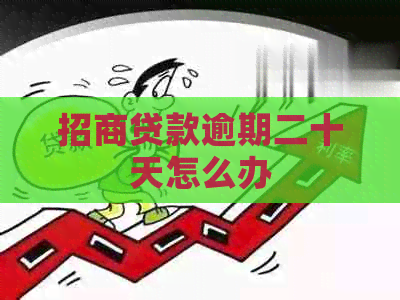 招商贷款逾期二十天怎么办