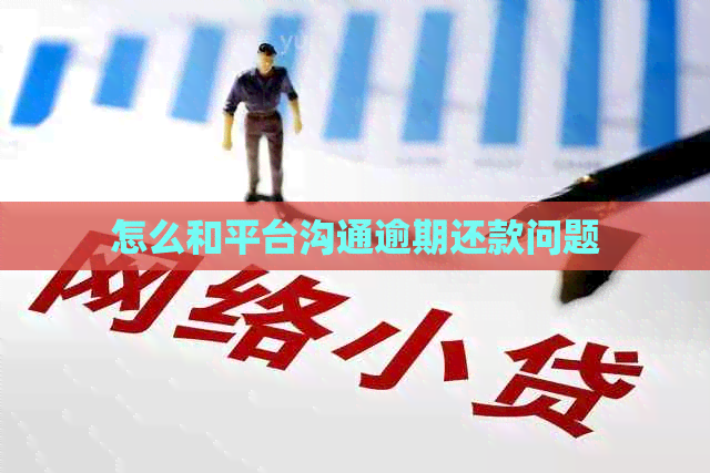 怎么和平台沟通逾期还款问题