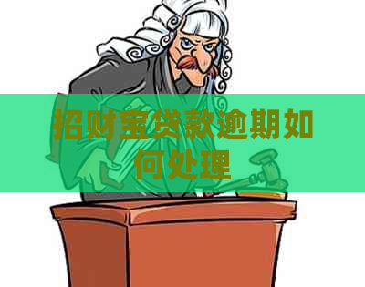 招财宝贷款逾期如何处理