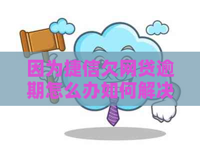 因为捷信欠网贷逾期怎么办如何解决