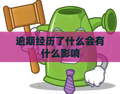逾期经历了什么会有什么影响