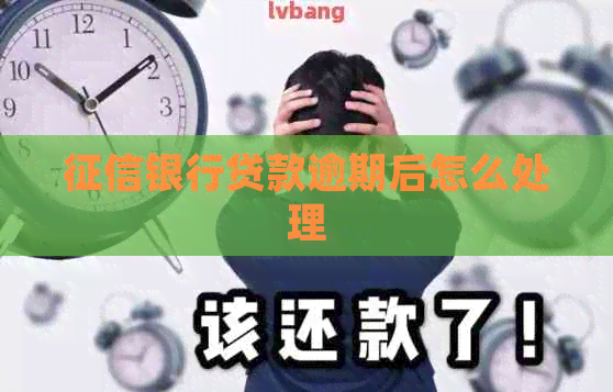银行贷款逾期后怎么处理