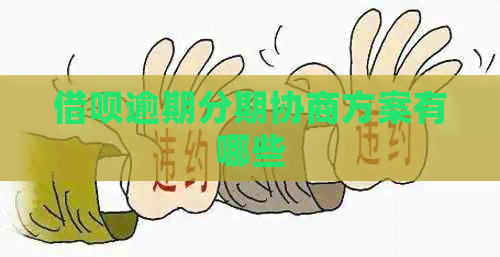 信用卡逾期分期协商方案有哪些 信用卡逾期分期协商方案有哪些