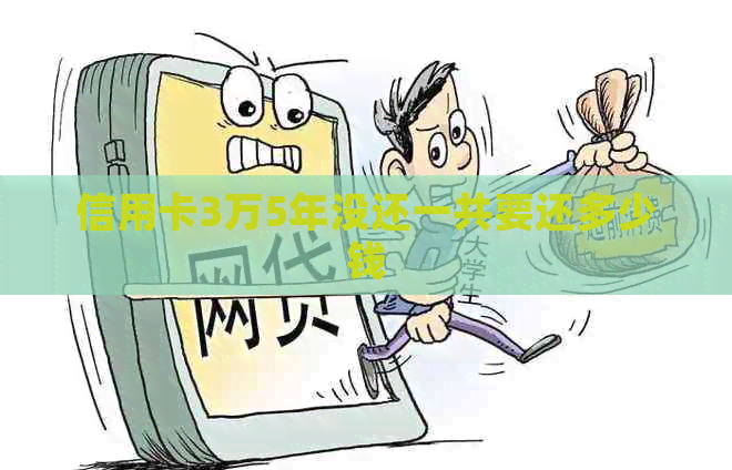 信用卡3万5年没还一共要还多少钱