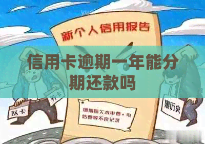 信用卡逾期一年能分期还款吗