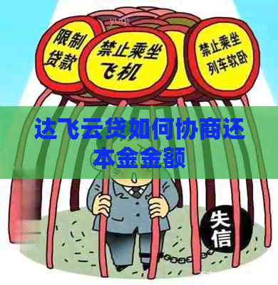 达飞云贷如何协商还本金金额
