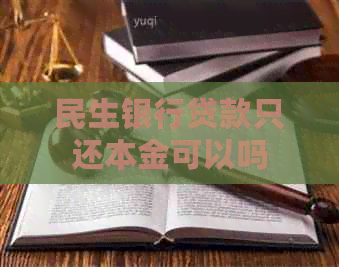 民生银行贷款只还本金可以吗