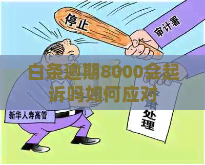 白条逾期8000会起诉吗如何应对
